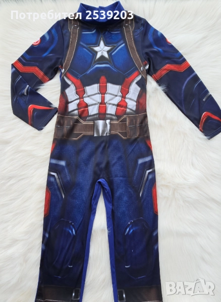 Костюм MARVEL Капитам Америка 7-8 години, снимка 1