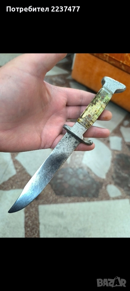 стар български нож соц , снимка 1