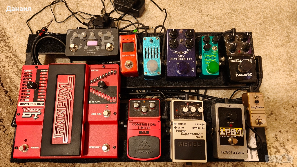 Педалбор с ефекти за китара - комплект, снимка 1