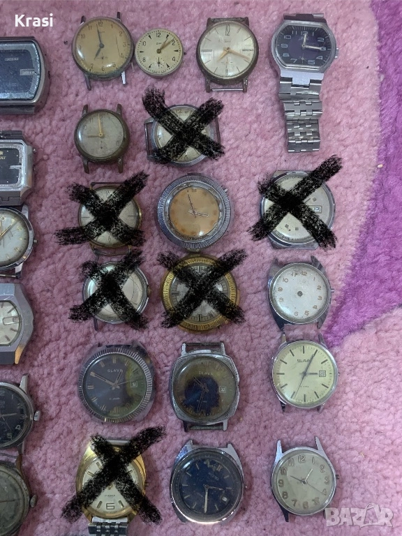 Стари неработещи часовници, снимка 1