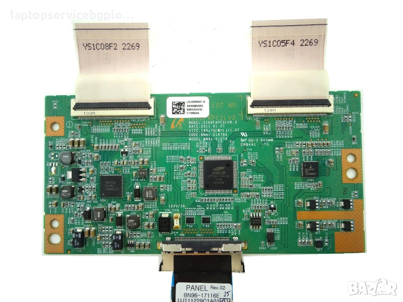 TCON T-CON платка SAMSUNG BN41-01678 S100FAPC2LV0.3 TV UN32D5000 LTJ320HN01-J, снимка 1