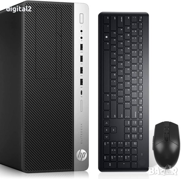 Компютър HP ProDesk 600 G3 Intel core i3-7500 ,Ram 8 GB DDR4 , 256 SSD 24м. Гарaнция, снимка 1