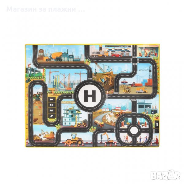 Водоустойчиво детско килимче за игра с писта - 9 модела - код 3320, снимка 1