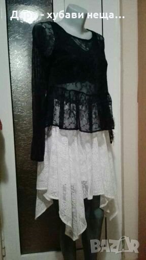Пола и блуза/топ,от дантела👗👕🍀S,M👗👕🍀арт.3002, снимка 1