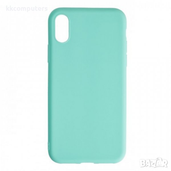 Силиконов кейс iPaky матиран, За iPhone 11 (6.1), Ментов, снимка 1