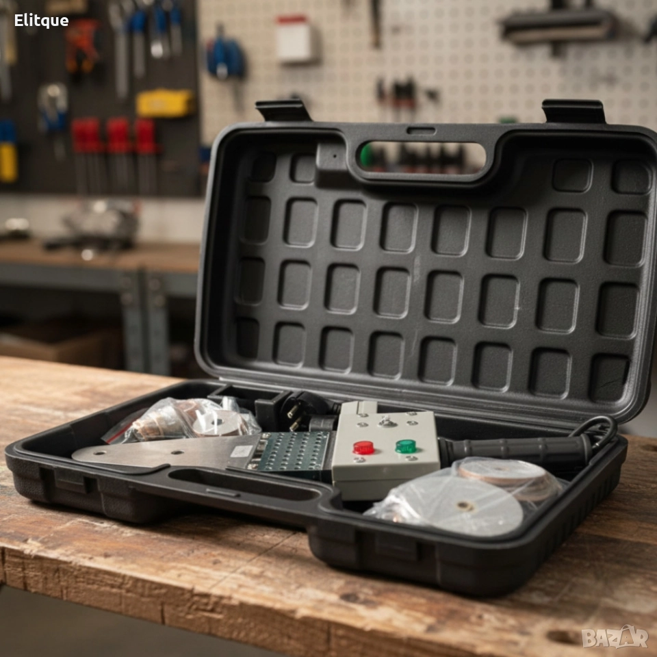 Професионална PPR лепачка 900W с 6 глави (20–63 мм) – Бърз и точен монтаж на водопроводни инсталации, снимка 1