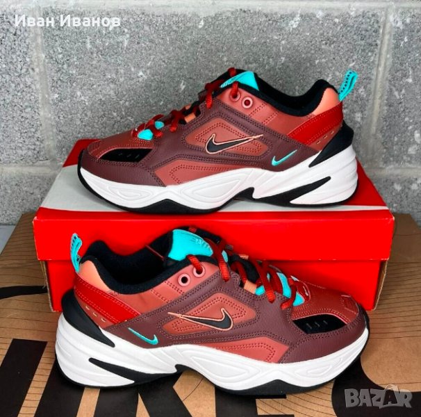 маратонки  Nike M2K Tekno Mahogany Mink/Black/Burnt Orange номер 41, снимка 1