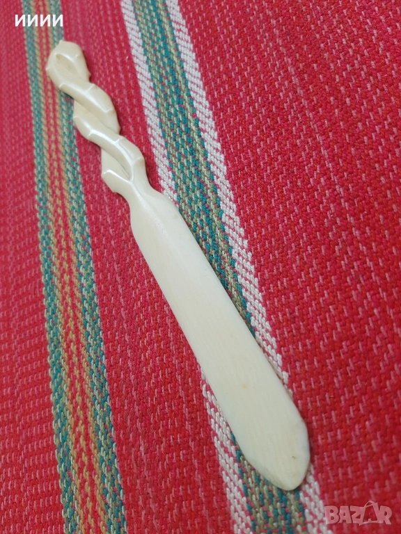 Нож кама слонова кост , снимка 1