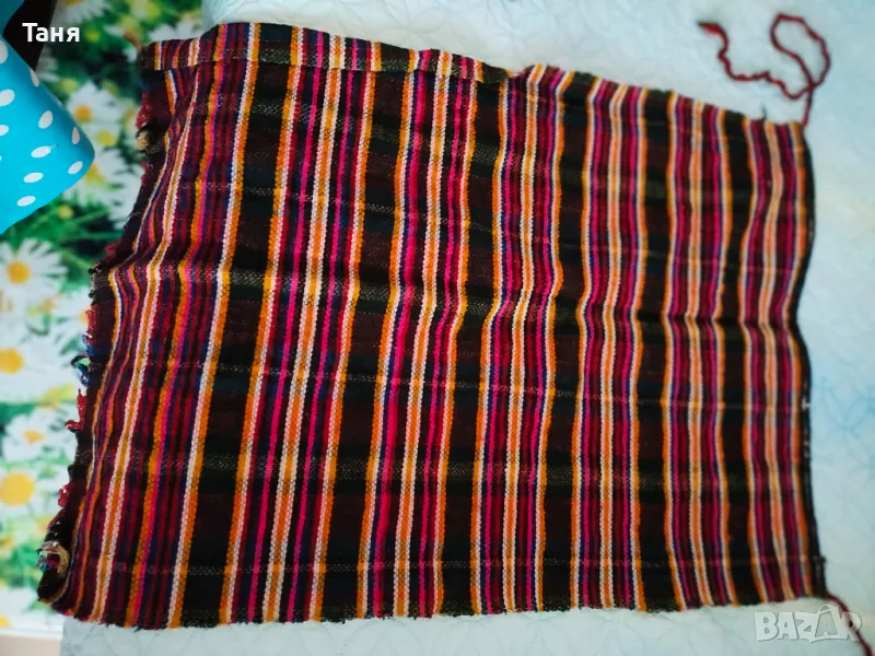 Престилки за носии 3бр + пола тъмно вишнева, снимка 1