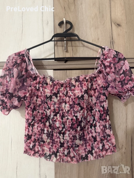 Къса розова блуза , снимка 1