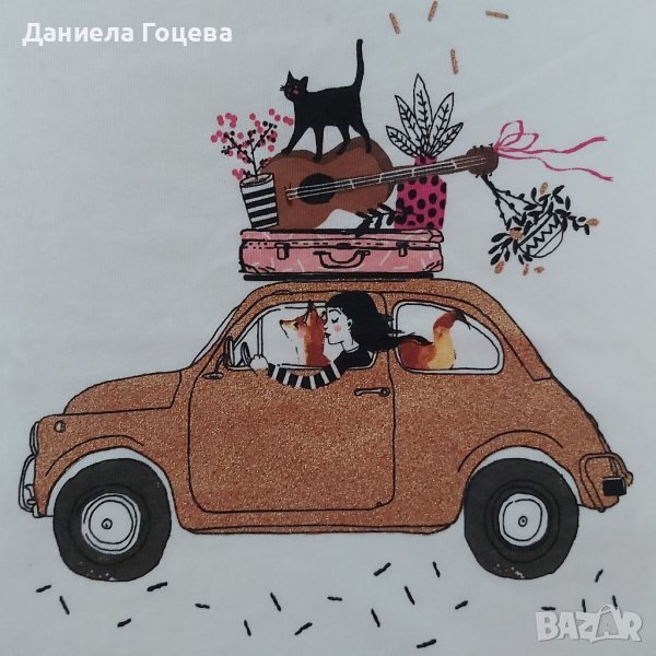 Детска блуза с дълъг ръкав - памучна, Catamini, нова , снимка 1