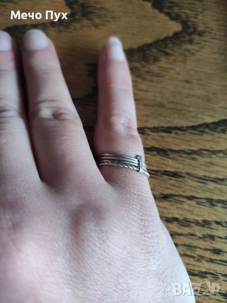 Сребърен пръстен (114), снимка 1