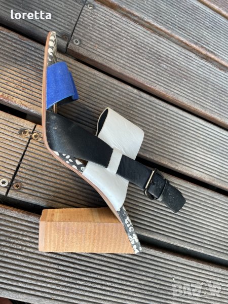 Reserved сандали на дебел ток , снимка 1