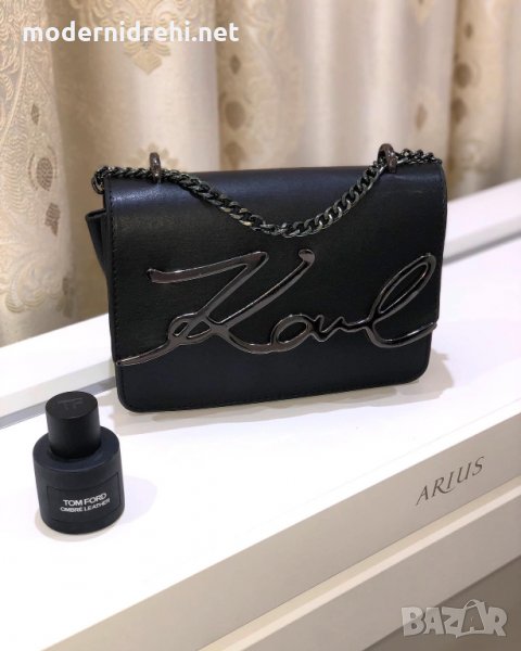 Дамска чанта Karl Lagerfeld черна, снимка 1