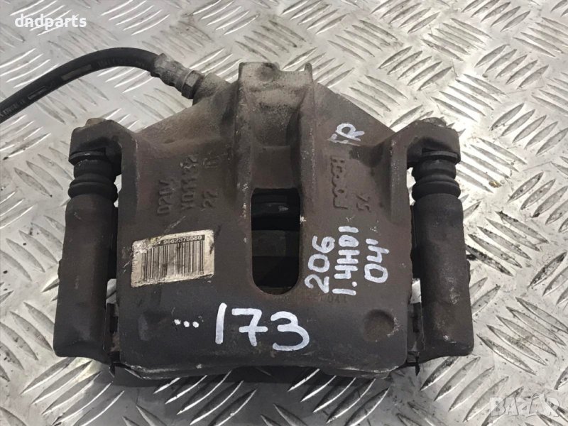 Преден десен спирачен апарат Peugeot 206,1.4HDI,2003г., снимка 1