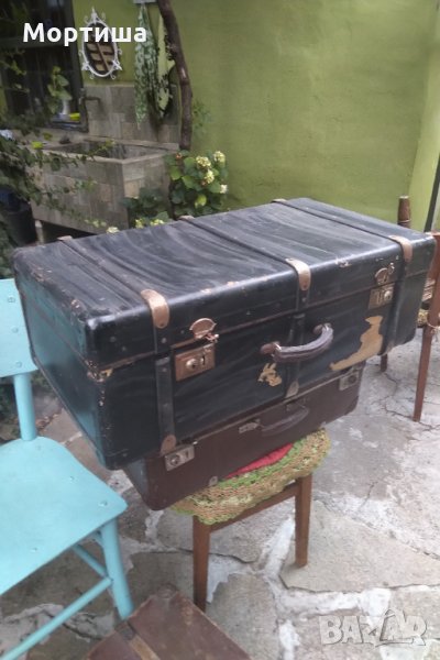 Стар голям куфар , снимка 1
