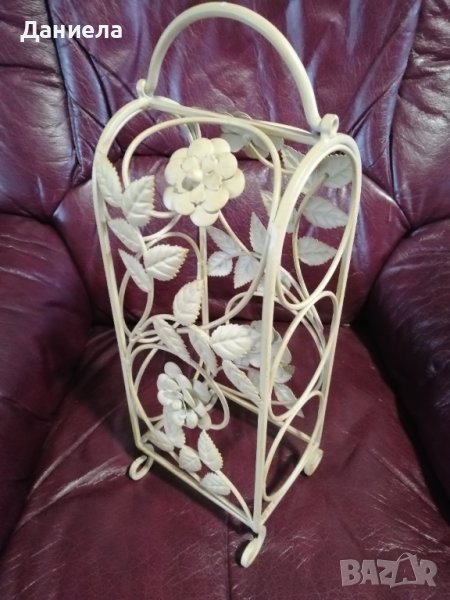 Стойка за вино от ковано желязо, снимка 1