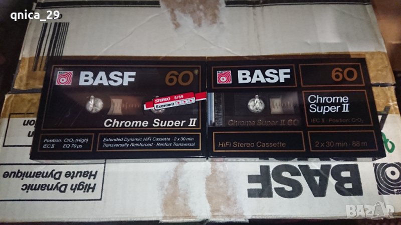 Basf chrome super ll аудио касети, снимка 1