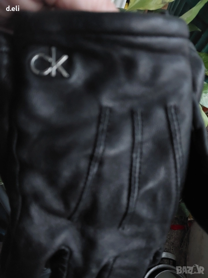 Calvin Klein Original Size L 100% Агнешка кожа. Страхотни ръкавици , снимка 1