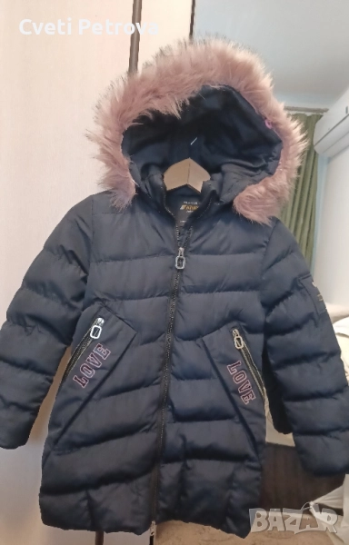 зимни топли якенца (шуби) за момиче 128см 7-8г, снимка 1