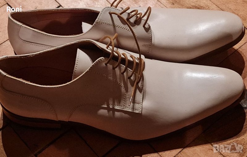 !Чисто Нови!-За Бал-Официални Mъжки Италянски Бутикови обувки N44-Giorgio Made in Italy-Ръчна, снимка 1