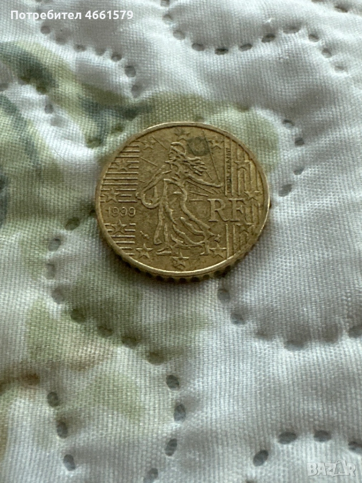 50 евроцента Франция 1999, снимка 1