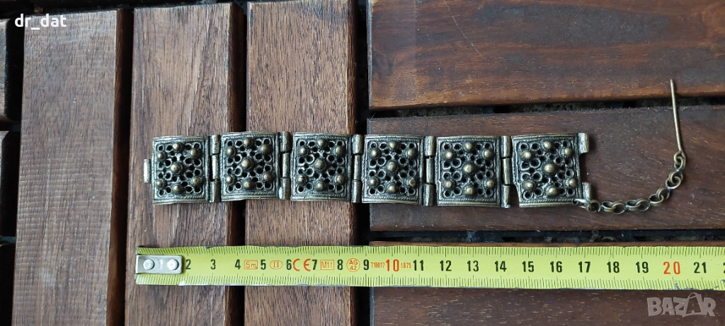 Стара ювелирна гривна, снимка 1