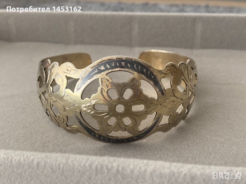 Старинна руска гривна -сребро, снимка 1