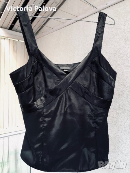 Черен гладък елегантен потник MEXX, снимка 1