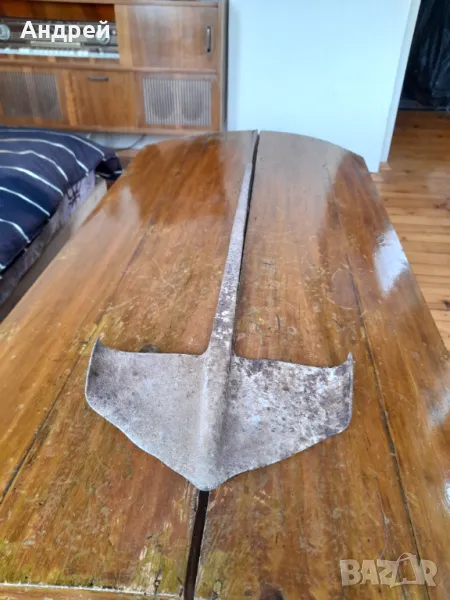 Стара лопата за огнище,ръжен, снимка 1