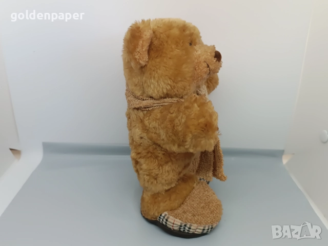 Старо плюшено мече  Schneider 22 см, снимка 5 - Плюшени играчки - 52175696