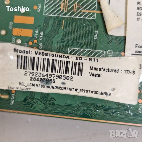 TCON BOARD 32T42-C0K TV JVC LT-32VF52K, снимка 4 - Части и Платки - 40267261