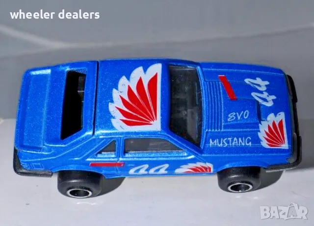 Метална количка пожарна Majorette 1986 Ford Mustang SVO, снимка 3 - Колекции - 50431899