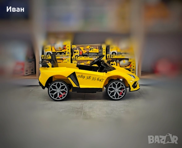 ТОП ЦЕНА!НОВО!Акумулаторна кола Chiara/LAMBORGHINI с 12V батерия,USB, снимка 5 - Електрически играчки - 52215783