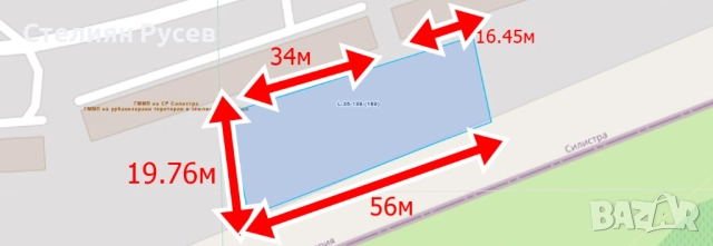 СИЛИСТРА над водното до границата  1215кв парцел / ГРАДИНА / терен / за строеж до 10 метра собствени, снимка 5 - Парцели - 52864922