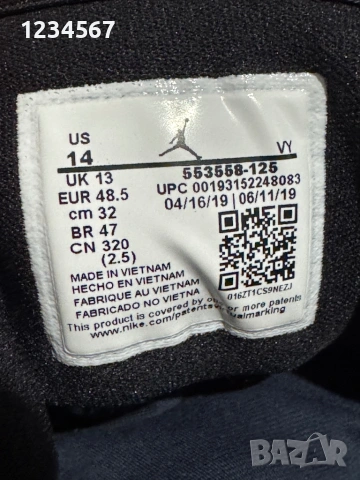 JordanAir Jordan 1 Low 'Court Purple', снимка 4 - Маратонки - 54184729