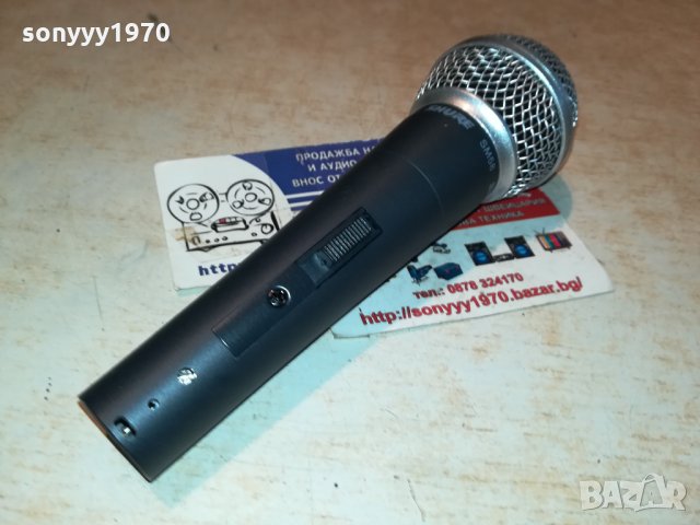 SHURE SM58 MIC-GERMANY 0112211726, снимка 2 - Микрофони - 34995121