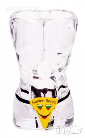 Чаша (шот) - Мъжка физика - Златни пясъци 6 бр.