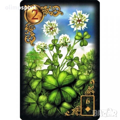 карти таро USG GILDED REVEIRE нови  Gilded Reverie Lenormand демонстрира цифровите таланти на Ciro , снимка 2 - Карти за игра - 37254972