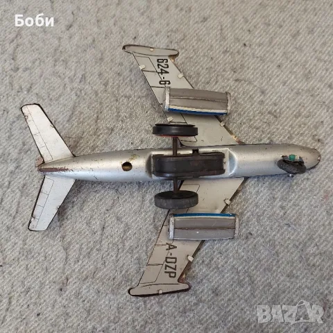 Стара Соц Ламаринена Играчка Самолетче, снимка 10 - Колекции - 49222493