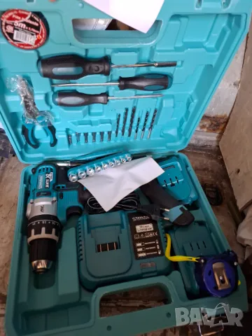 Немски Акумулаторен Винтоверт STAHLMAYER 36V 8,0AH + Инструменти в Куфар, снимка 2 - Винтоверти - 43513004