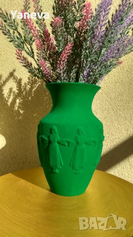 Декорация, керамична ваза за сухи цветя, снимка 8 - Декорация за дома - 37930812