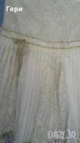 Страхотна бяла пола за повод, снимка 3 - Поли - 29159929