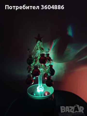 Коледна светеща елха 