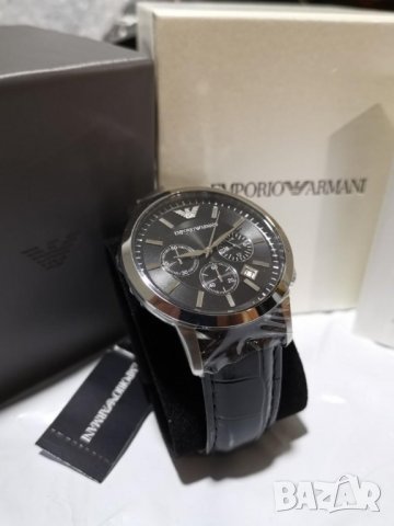 мъжки часовник Emporio Armani AR2447 Renato Classic Black -45%, снимка 5 - Мъжки - 39886827