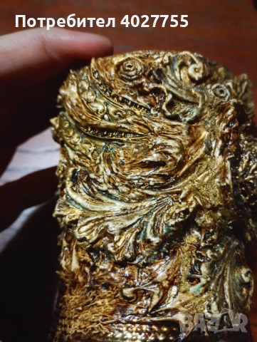 Гривна с ръчни елементи и ушит гоблен , снимка 3 - Гривни - 52593066