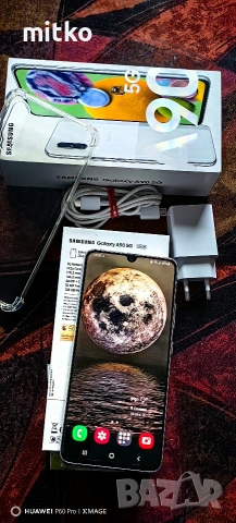 SAMSUNG GALAXY A90 5G-Много рядък модел.Перфектно състояние.Пълен комплект, снимка 3 - Samsung - 53273020