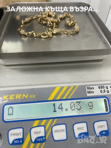 Златен Ланец - 14 Карата, снимка 4 - Колиета, медальони, синджири - 52833375