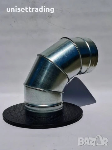 Коляно за аспирация ф200 поцинкована ламарина, снимка 4 - Други машини и части - 36355615