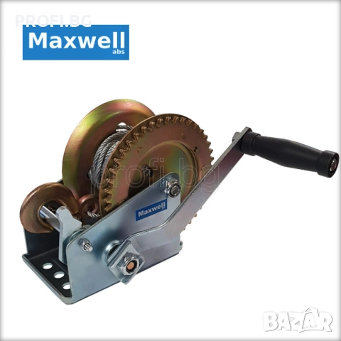 Ръчна лебедка за изтегляне 725 кг стоманено въже